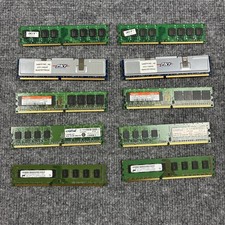 Bulk DDR2 Desktop RAM Lot - 10 Sticks Total Crucial Hynix PNY Acer 1GB 512MB PC2 picture