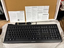 6 Pack Sealed Case CHERRY KC 1000 Keyboards - Black US picture