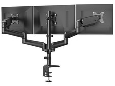 HUANUO HNTS3B 17 TO 32 INCH SWIVEL TILT ROTATION ADJUSTABLE TRIPLE MONITOR MOUNT picture