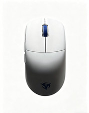 Ninjutso Sora V3 White Wireless Gaming Mouse, 2.4G/Wired Dual-Mode, Rechargeable picture