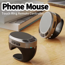 Bluetooth Ring Mouse Wireless Fingertip Remote Control Page Turner with Case picture