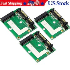 3PCS New Mini PCIE mSATA SSD to 2.5