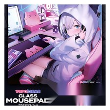 VSPO GEAR Glass Mousepad Sumire Kaga XL 490mm Control Surface Japan NEW picture