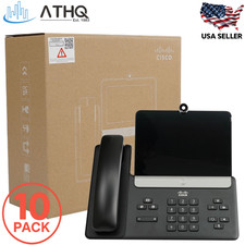 PACK OF 10 Cisco CP-8875-K9 VoIP IP Video Desk Phone  7” Wi-Fi Bluetooth 1080p picture