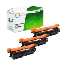 TCT 3PK 654A Toner Set CF331A CF332A CF333A For HP Color Enterprise M651 picture