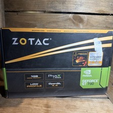 ZOTAC NVIDIA GeForce GT 730 1GB GDDR5 Low Profile GPU ZT-71102-10L - New Sealed picture