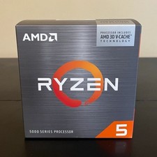 AMD Ryzen 5 5600X3D Vermeer AM4 3.3GHz 6-Core Boxed Processor - 100-100001176WOF picture