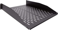 2U 19-Inch Heavy Duty Vented Rack Mount Cantilever Fixed Server Cabinet Shelf picture
