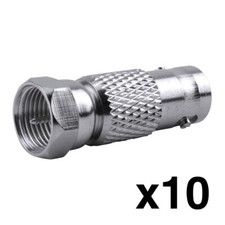 Construct Pro BNC Female to F Male Adaptors (10 Pack) picture