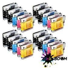 4SET4BK Ink Cartridge fits Brother LC61 LC-61 DCP-197C J140W MFC-5490CN J615W picture