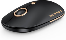 Computer Mouse, 2.4Ghz Silent USB-A Wireless Mouse, 4800 DPI Ambidextrous Quiet picture