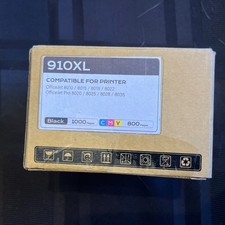 4-Pack 910XL Ink Cartridges (Black, Cyan, Yellow, Magenta)  Ink-bay.  H picture