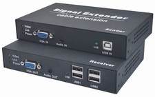 Torileaf VGA KVM Extender HDF-50VAU (VGA+USB2.0+Audio+RS232  Extend 50m picture