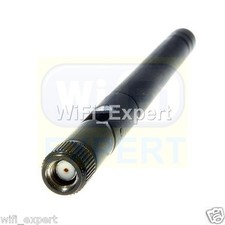 NEW Two 2dbi Wireless 2.4GHz WiFi Antenna Booster RP-SMA Linksys Netgear D-Link picture