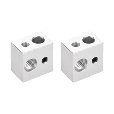 Aluminum Heater Block, Specialized for MK10 M7 1.75mm Filament 2pcs picture