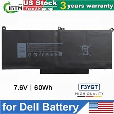 F3YGT DM3WC Battery For Dell Latitude 12 13 14 E7280 E7480 7480 7390 7490 7380 picture
