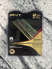 PNY Optima 2gb Kit (qty 2x1gb PC2-5300, 667Mhz) Laptop Memory picture