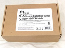 SIIG DP 2-Port Industrial RS-323 422 485 Universal PCI Adapter P20011-S1 1-5 picture