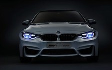 Cars 2015 bmw m 4 iconic lights Desk Mat Stitched picture