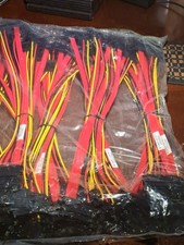    1 Bag / 50 Cables 12 Inch Male to Female 7+15 Pin SATA Data HDD Power Combo  picture