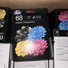 HP 68 2-Pack Black/Tri-color Original Ink Cartridge Combo, 6L6S2TN picture