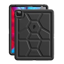For ipad Pro 12.9 3rd Gen Case 2021 Tablet Cover Black Soft Silicone Full Body picture