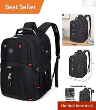 Versatile 50L Travel Laptop Backpack with USB Port - Fits Up to 17 Inch Laptops picture