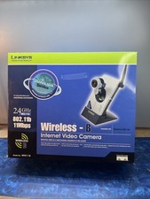 Vintage PC Linksys Wireless B Internet Video Camera WVC11B 2.4GHz New Sealed picture