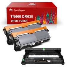 3PK 1 DR630 Drum + 2 TN660 Toner Compatible For Brother HL-L2300D MFC-2740DW picture