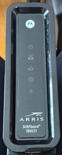 ARRIS SURFBOARD SB6121 DOCSIS 3.0 CABLE HIGH SPEED ETHERNET MODEM 4X4 W CABLE picture
