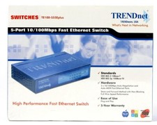 TRENDnet TE100-S55Eplus 5-Port 10/100Mbps High Performance Ethernet Switch IEEE picture