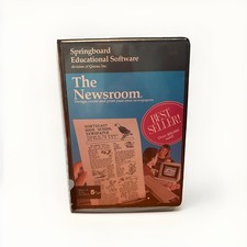 Vintage Springboard The Newsroom journalism Apple II+ IIe IIc IIgs 64 K 1990 picture