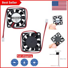 2x 40mm Brushless Cooling Fans - 12V High Speed for Advanced Cooling Solutions picture