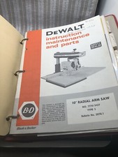 HUGE lot Vintage User Manuals 1970s Sears Dewalt Black And decker Skil picture