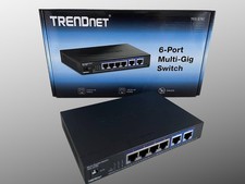 High-Speed TEG-S762 6-Port Multi-Gig Switch - Two 10g & Four 2.5g Ports Fanless picture