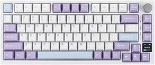 EPOMAKER Ajazz AK820 Pro 75% Wireless Gift Switch, White Purple  picture