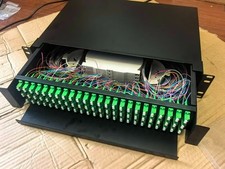 144 cores Fiber Optic ODF Terminal Box FTTH Box with Lc Apc Pigtail and Adapters picture