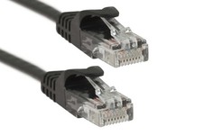 Cat6 Ethernet Patch Cable, Snagless, UTP, 0.5 ft, Black picture
