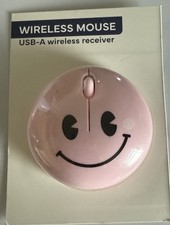 Target Bullseye playground Pink Smiley Face Wireless Vivitar Mouse  picture