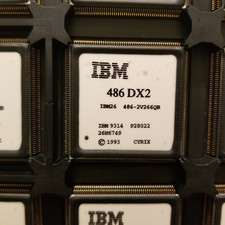 IBM26 486 DX2 486-2v266QB Cyrix marked, rare variant unused USA stock, Gold pins picture