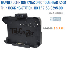Gamber-Johnson 7160-0595-00 Panasonic Toughpad FZ-G1 THIN Docking Station, No RF picture