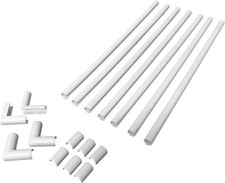 Legrand Wiremold C110S Cordmate 108 Inch 17 Piece Cord Cover Kit, Organizer f... picture