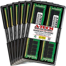 A-Tech 384GB 12x 32GB 2Rx4 PC4-23400R DDR4 2933 ECC REG RDIMM Server Memory RAM picture