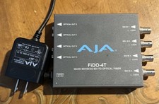 AJA FiDO-4T 4-Channel 3G-SDI to Single-Mode LC Fiber Mini Converter Transmitter picture
