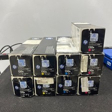 NEW LOT OF 9 HP 130A Cyan-2 Black-2 Yellow-2 Magenta-3 LaserJet Toner Cartridge picture