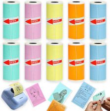 10 Rolls Colorful Mini Thermal Printer Paper Refill for Most Mini Printers, 57 picture