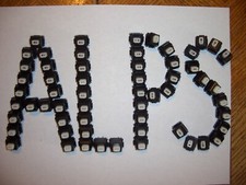ALPS KEYSWITCHES:  SKCM WHITE 