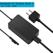 Charger Power Supply 102W 15V/6.33A 5V USB Port For Surface Book 2 Laptop Tablet picture