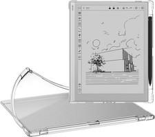 Case for Boox Tablet Go 10.3 ePaper, Built-in Pen Holder, Clear Cover picture