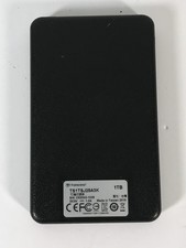 Transcend 1TB StoreJet 25A3 External Hard Drive USB 3.0 Black TS1TSJ25A3K TESTED picture